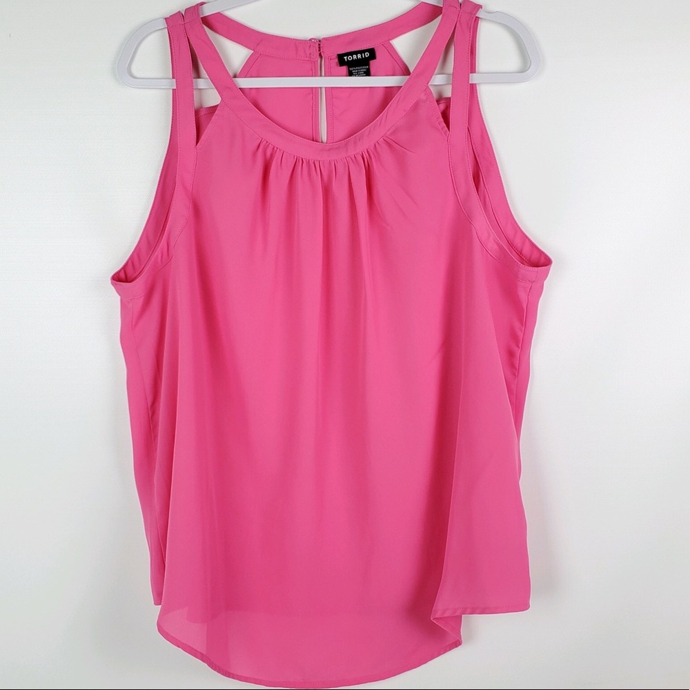 Torrid Strappy lightweight blouse tank NWOT Sz Large/0